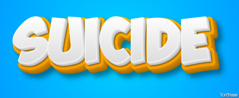 Suicide Efeito do texto