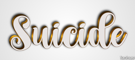 Suicide Efeito do texto