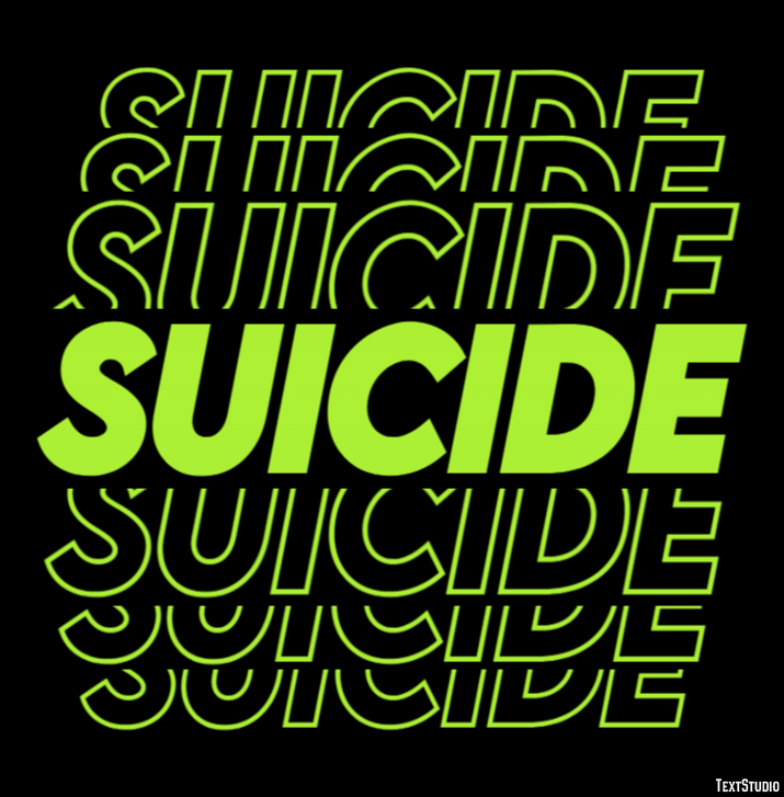 Suicide Efeito do texto