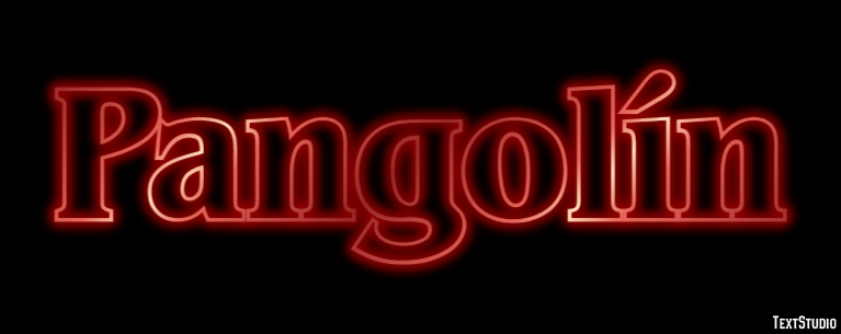 Pangolín Efekt tekstowy