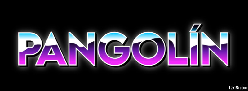 Pangolín Efecto de Texto