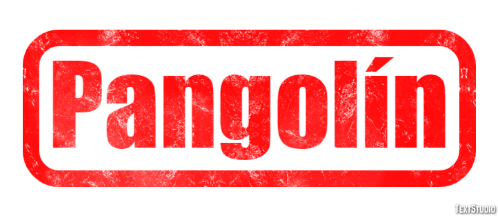 Pangolín Efecto de Texto