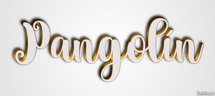 Pangolín Efekt tekstowy
