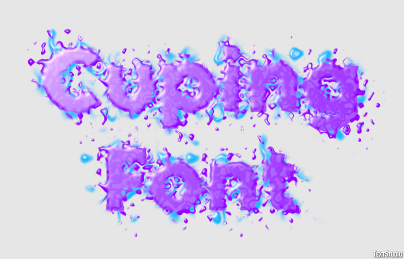 Cuping Font Text Effect