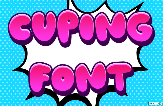 Cuping Font Text Effect