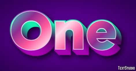 One Text Effect