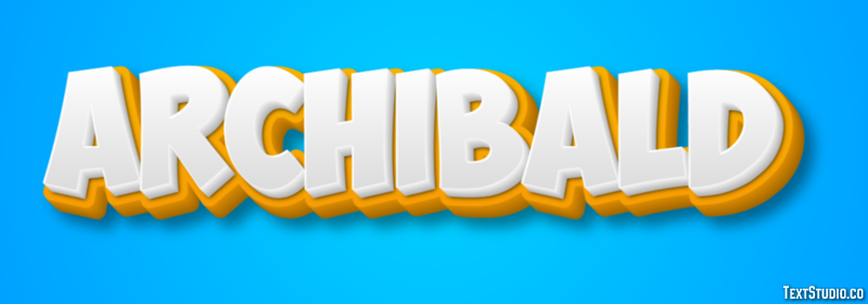 Archibald Text Effect