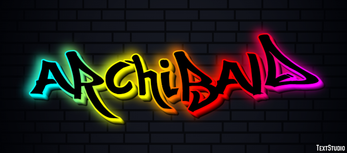 Archibald Эффект текста