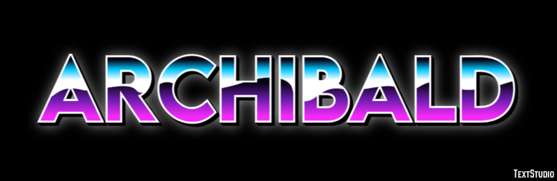 Archibald Text Effect
