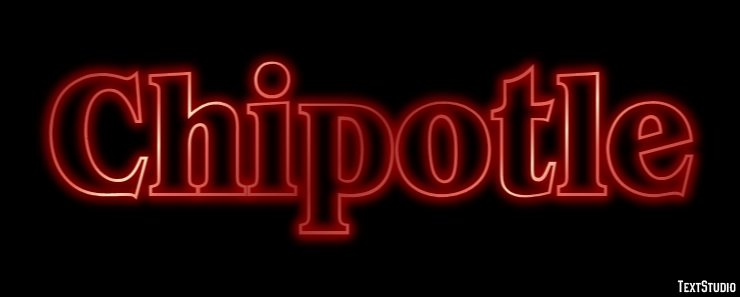 Chipotle Effet de Texte