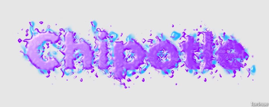Chipotle Text effect