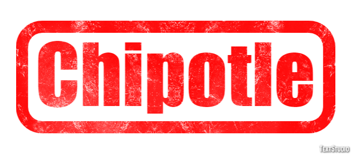Chipotle Effet de Texte