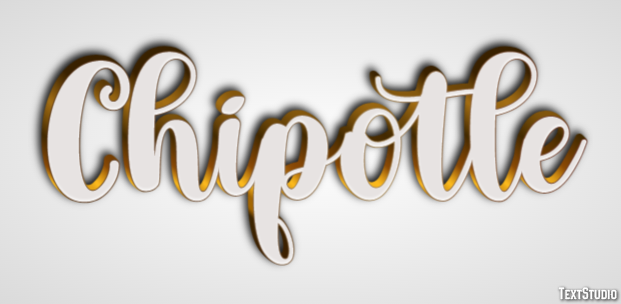 Chipotle Effet de Texte
