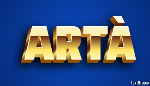 Artà Text effect