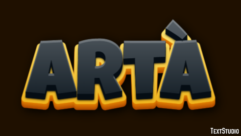 Artà Text effect