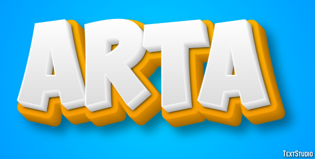 Artà Text effect