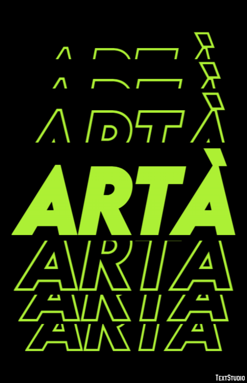 Artà Text effect