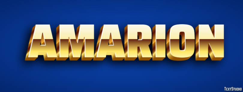 Amarion Text Effect