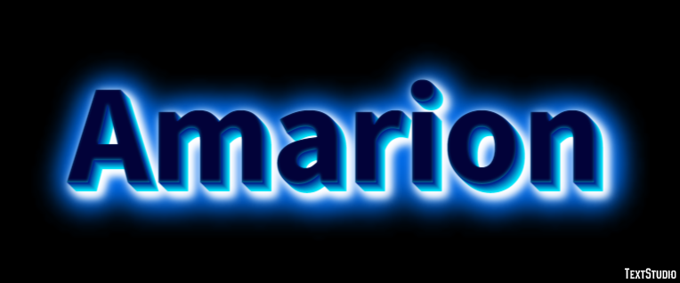 Amarion Text effect