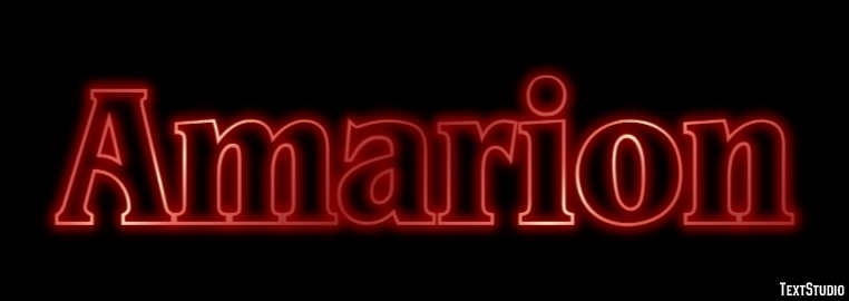 Amarion Text Effect