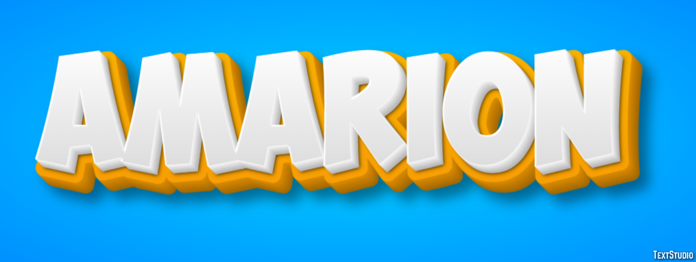 Amarion Efecto de Texto