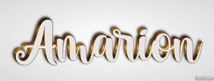 Amarion Text Effect