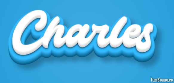 Charles テキスト効果