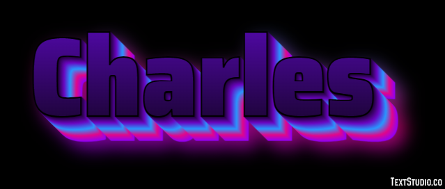 Charles テキスト効果