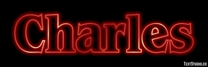 Charles テキスト効果