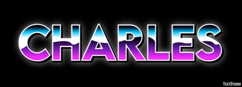 Charles テキスト効果