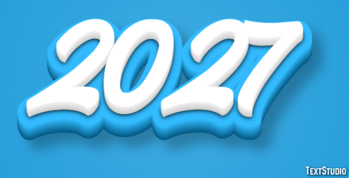2027 Text Effect