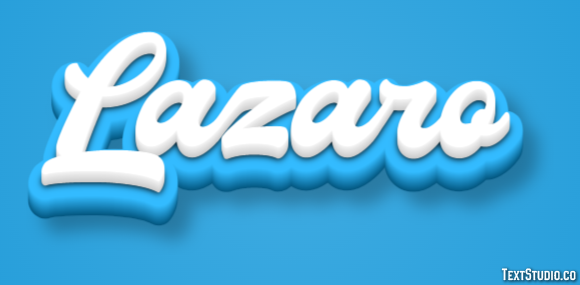Lazaro Efecto de Texto