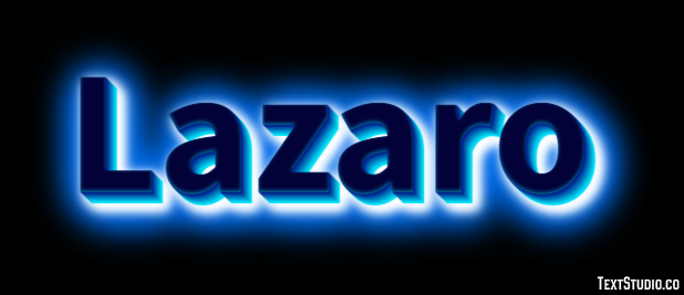 Lazaro Efecto de Texto