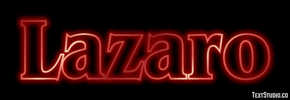Lazaro Efecto de Texto
