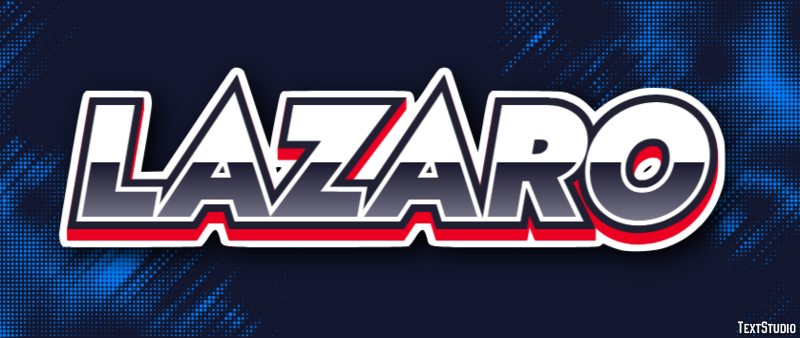 Lazaro Texteffekt