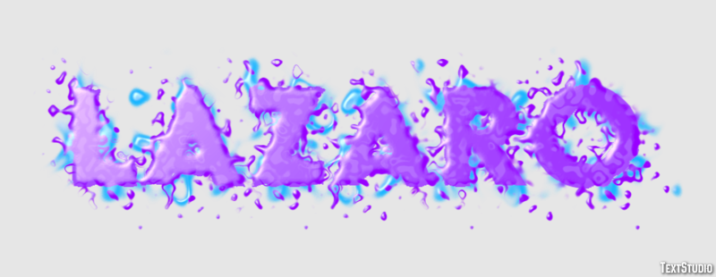 Lazaro テキスト効果