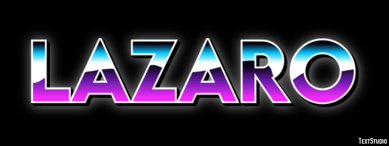 Lazaro テキスト効果