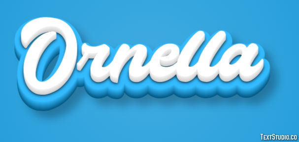 Ornella Effetto testo