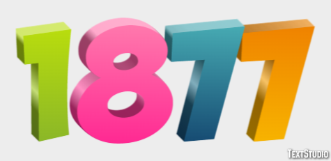 1877 Effetto testo
