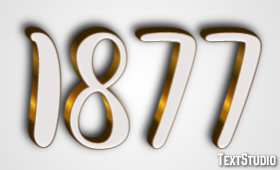 1877 Effetto testo
