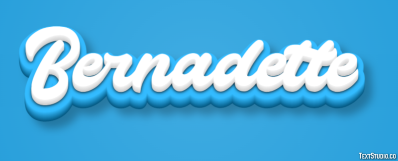 Bernadette Text Effect