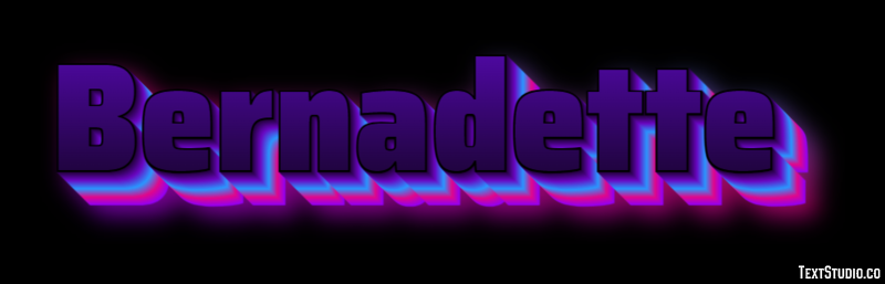 Bernadette Text Effect
