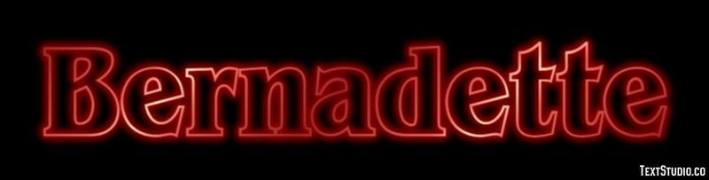 Bernadette Text Effect