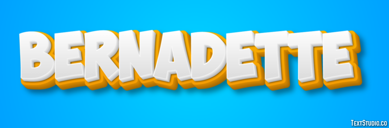Bernadette Text Effect