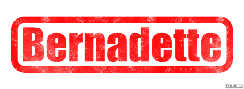 Bernadette Text Effect