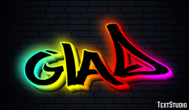Glad Text Effect