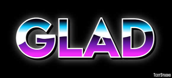 Glad Text Effect