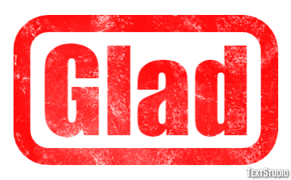 Glad Text Effect