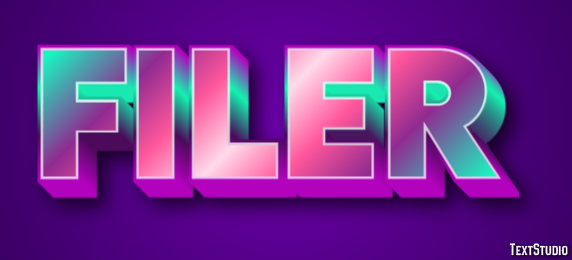 Filer Text Effect
