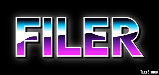 Filer Text Effect